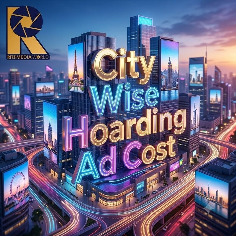 Noida, Marketing, Ritz Media World &ndash; City Wise Hoading Ad Cost Guide