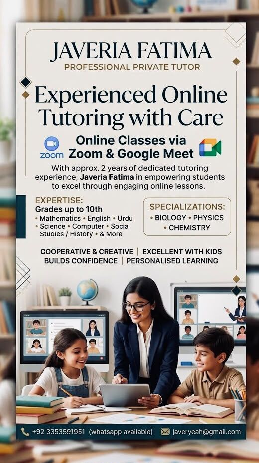 Al Aziziyah, Lessons Offered, Expert Online Tutoring