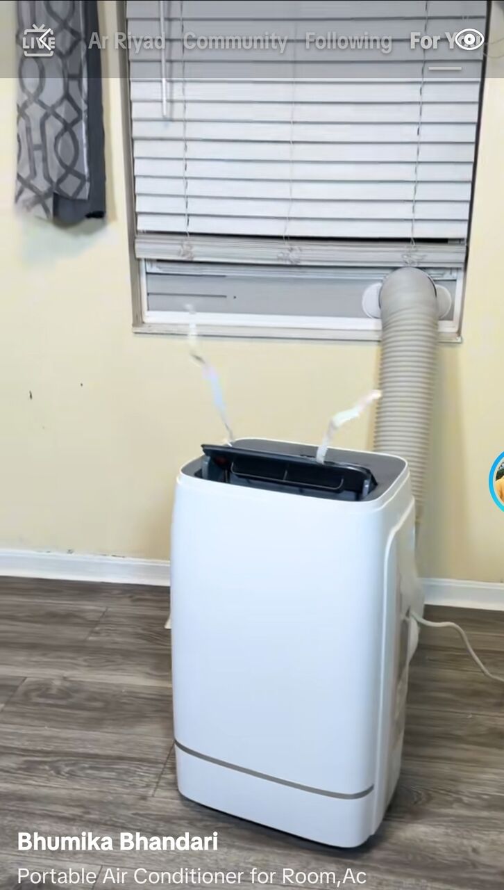 Riyadh, Air Conditioners, SAR 750,  Portable Freon Air Conditioner &ndash; Emjoi 14,000 BTU (Energy Saving & Excellent Condition)