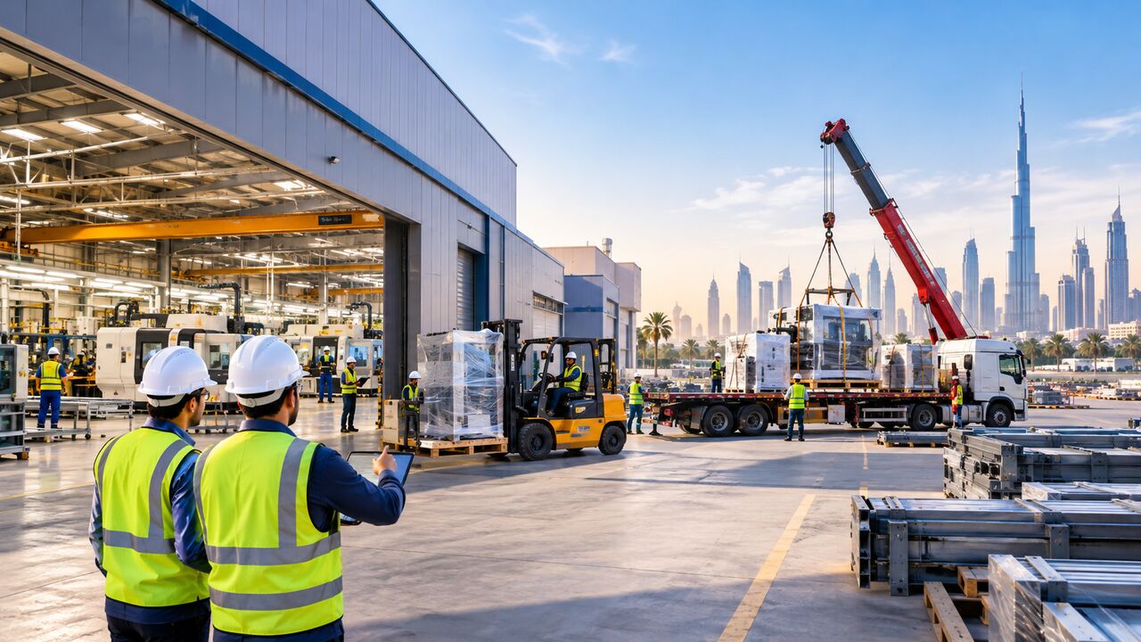Dubai, Construction, How To Relocate A Factory In Dubai Without Stopping Production