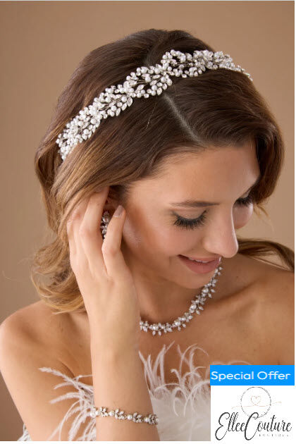 New York, Jewelry, USD 450,  Special Offers On Wedding Headpieces And Earrings