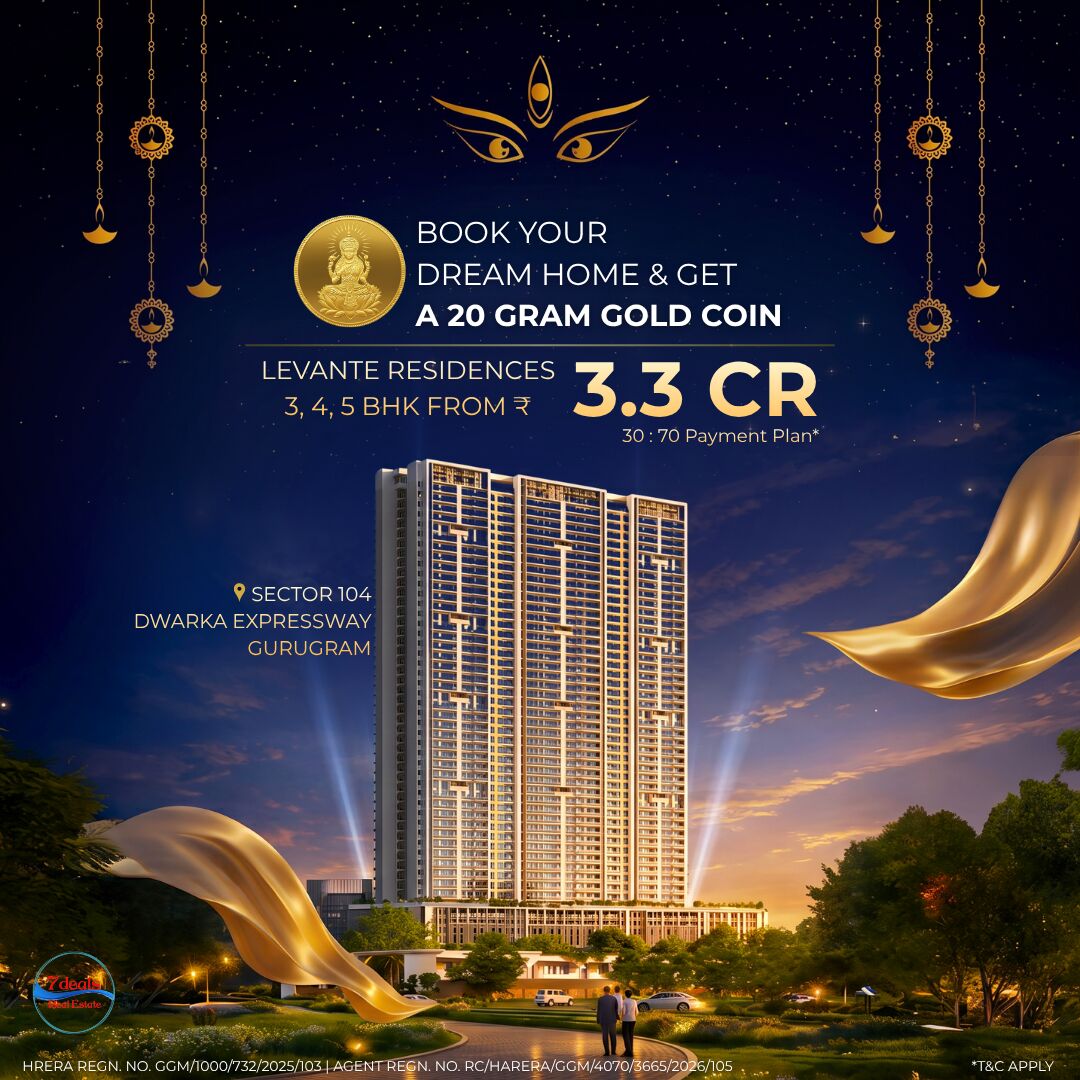 New Delhi, Real Estate For Sale, INR 3,  Satya Levante Residences, Sector 104, Gurugram