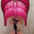 USD 860,  Buy Vintage Lampshade Fringe Lamp For Columbus Day 2026