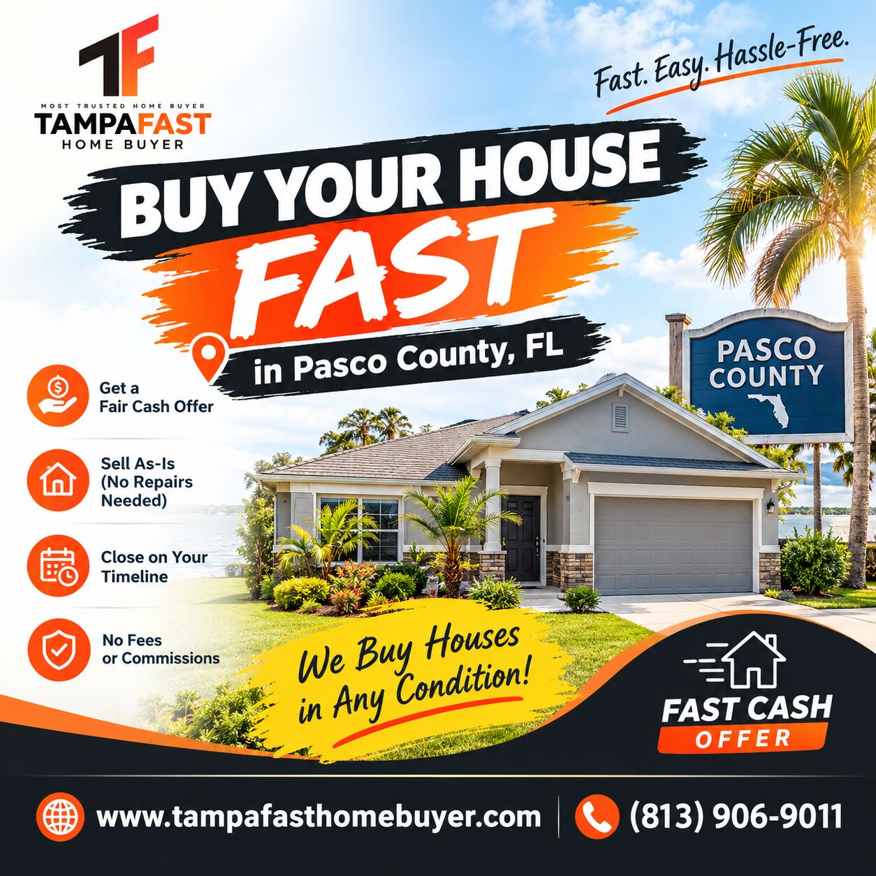 New York, Real Estate, Tampa Fast Home Buyer Guarantees Fast Cash Real Estate Sales
