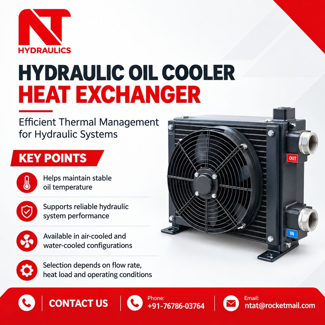 Ghaziabad, Wholesale Products, Reliable Hydraulic Oil Cooler Heat Exchanger Supplier