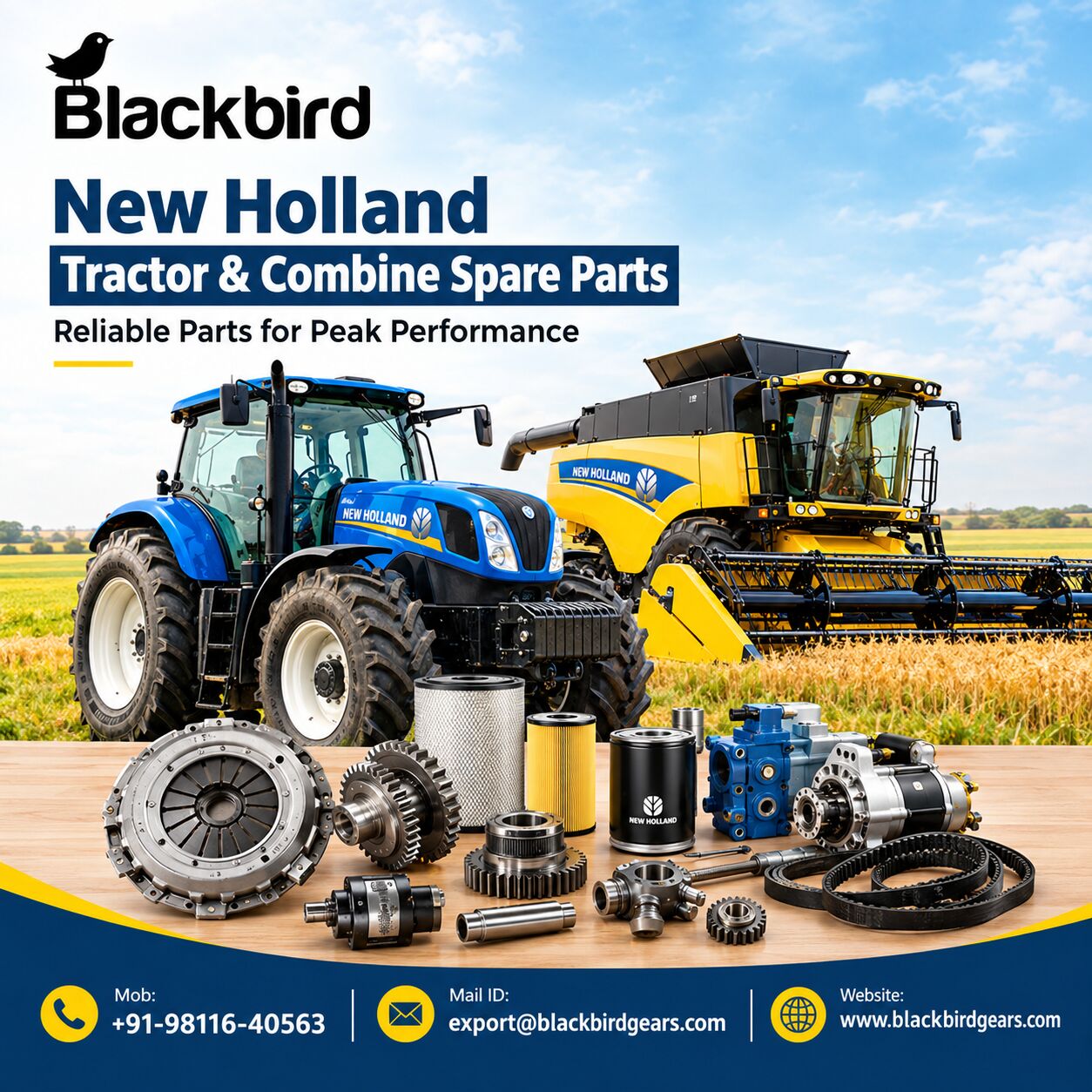 Mumbai, Business, Case New Holland Parts For Wholesale Buyers | Blackbirdgears
