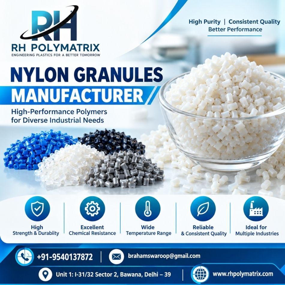 New Delhi, Materials, Nylon Granules Manufacturer For Industrial Applications | RH Polymatrix