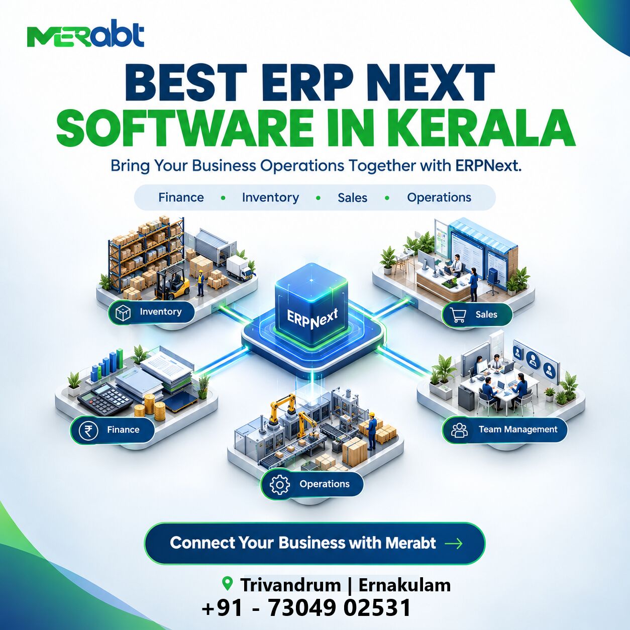 Kerala, Business, Merabt ERPNext &ndash; Best ERP Software In Kerala For Streamlined Business Operations