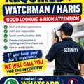 URGENTLY REQUIRED &ndash; WATCHMAN / HARI