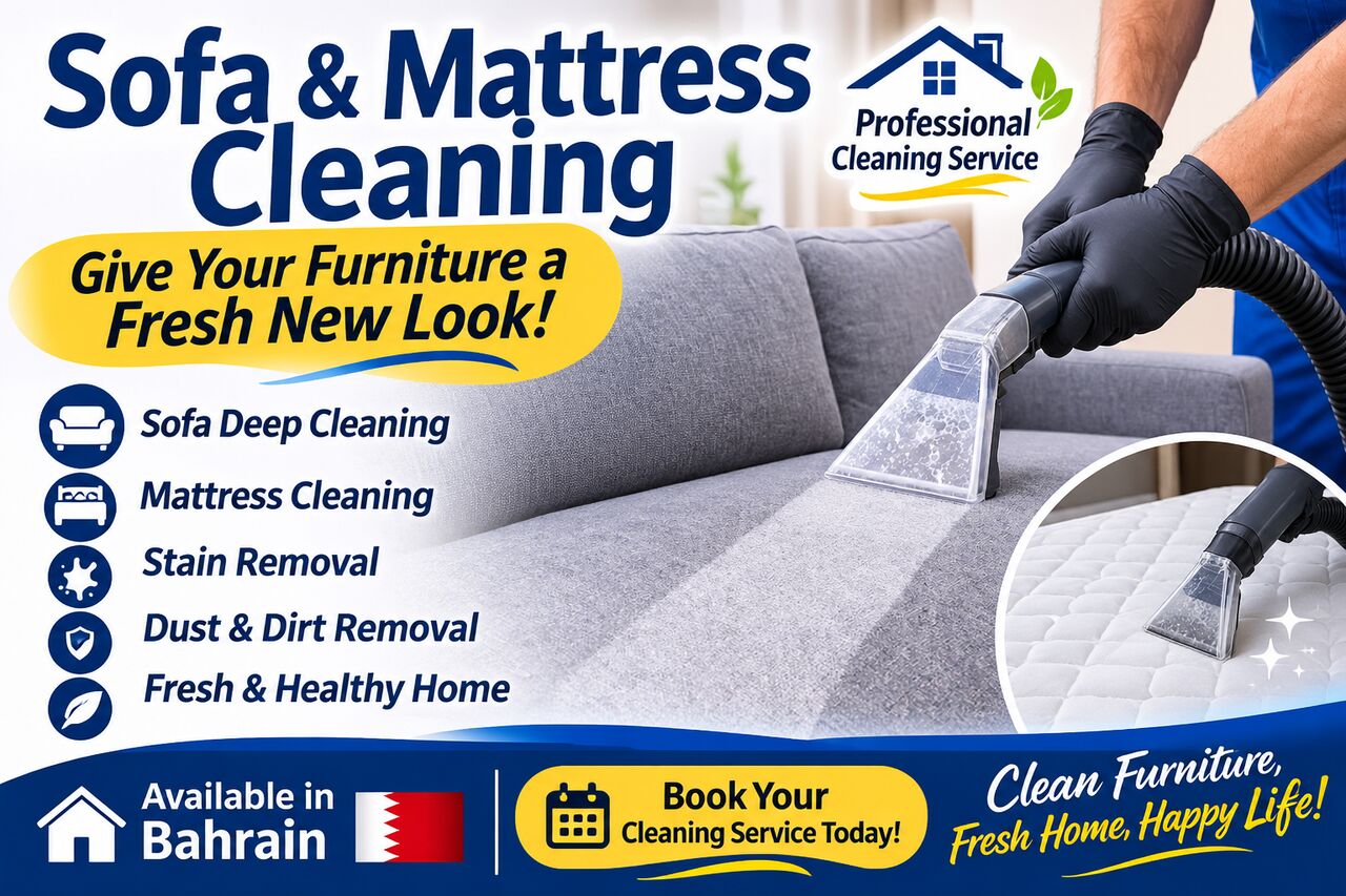Manama, Cleaning, 🛋️ Sofa & Mattress Deep Cleaning Services