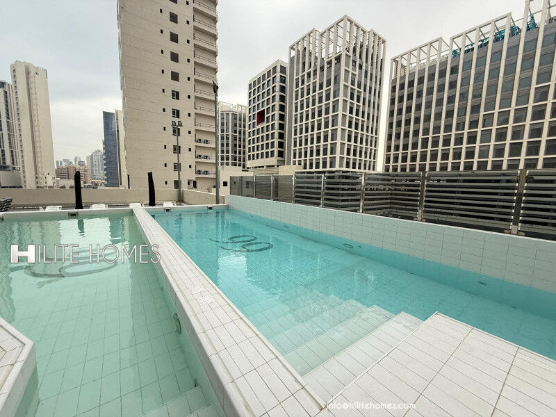 Kuwait City, Apartments, Flats, Houses & Villas, KWD 900/month,  2 BR,  Brand New Two Bedroom With Balcony Apartment For Rent, Close To Kuwait City