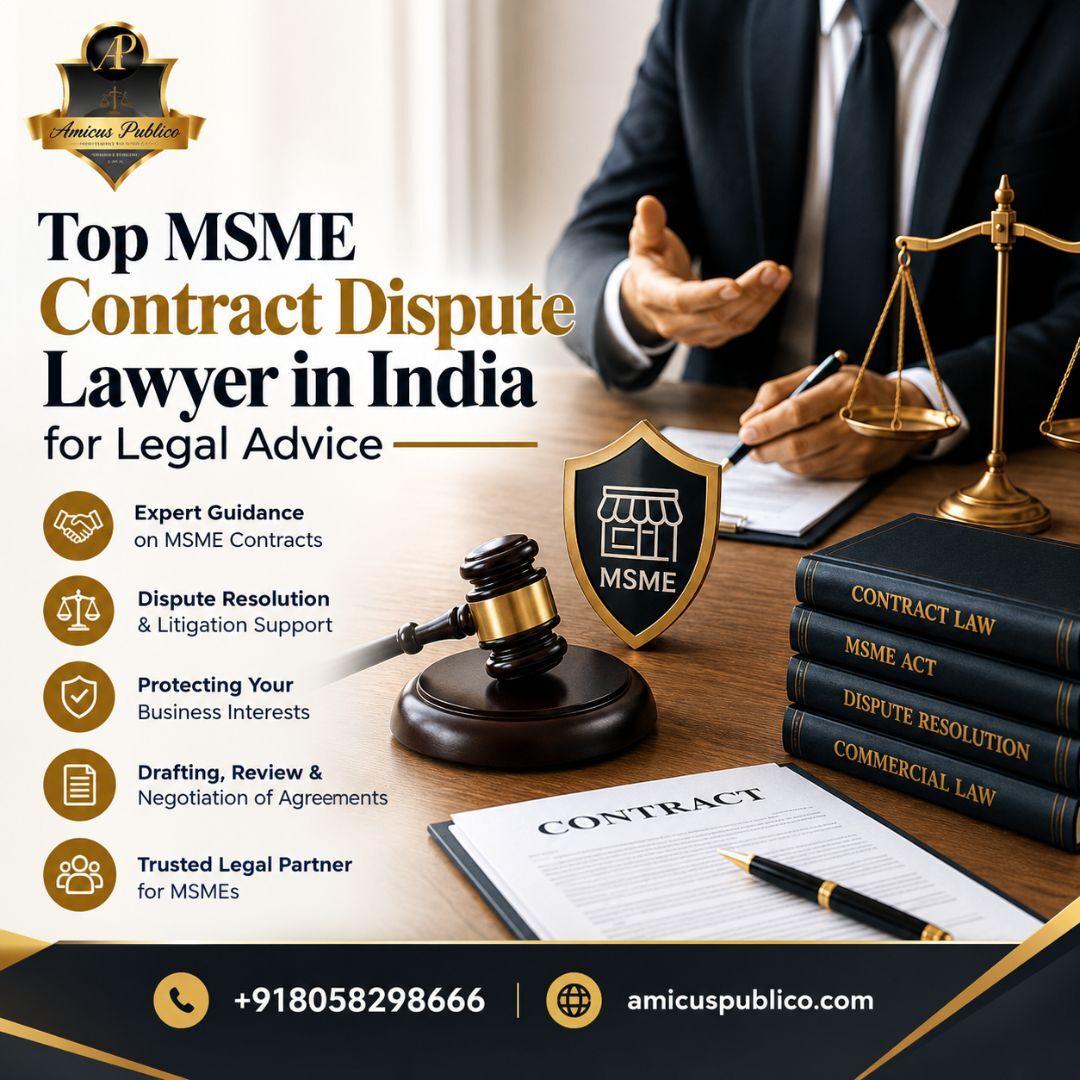 Jaipur, Legal, Top MSME Contract Dispute Lawyer In India For Legal Advice