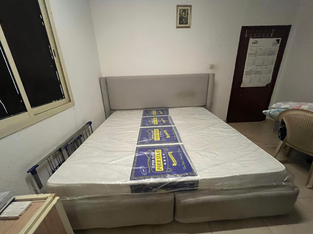 Jubail, Household Items, SAR 1000,  Mattress & Bed (2x2 Meter Size ) For Sale