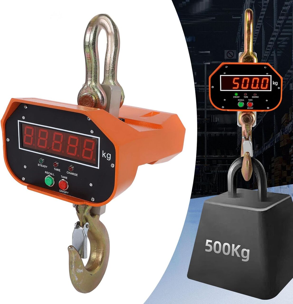 Kampala, Electronics, UGX 750000,  Rechargeable Crane Scales Digital 500kg