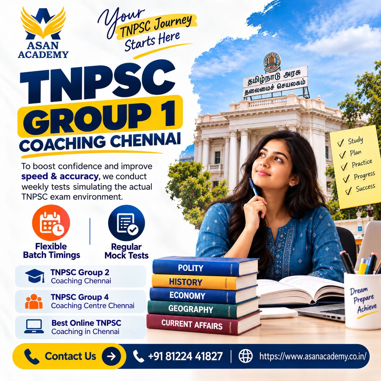 Chennai, Education, TNPSC Group 1 Coaching Chennai &ndash; Expert Guidance At Asan Academy