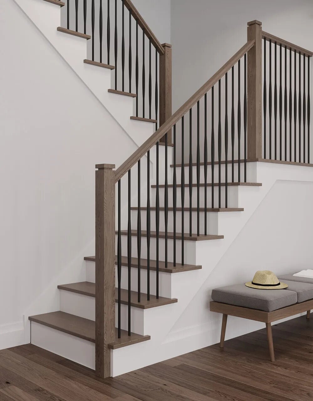 New York, Construction, Modern Interior Stair Railings For Homes