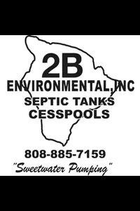 Hawalli, Cleaning, Waimea Ranch Tank Overflowing? 2B Environmental Inc. Offers Emergency Septic Tank Pumping