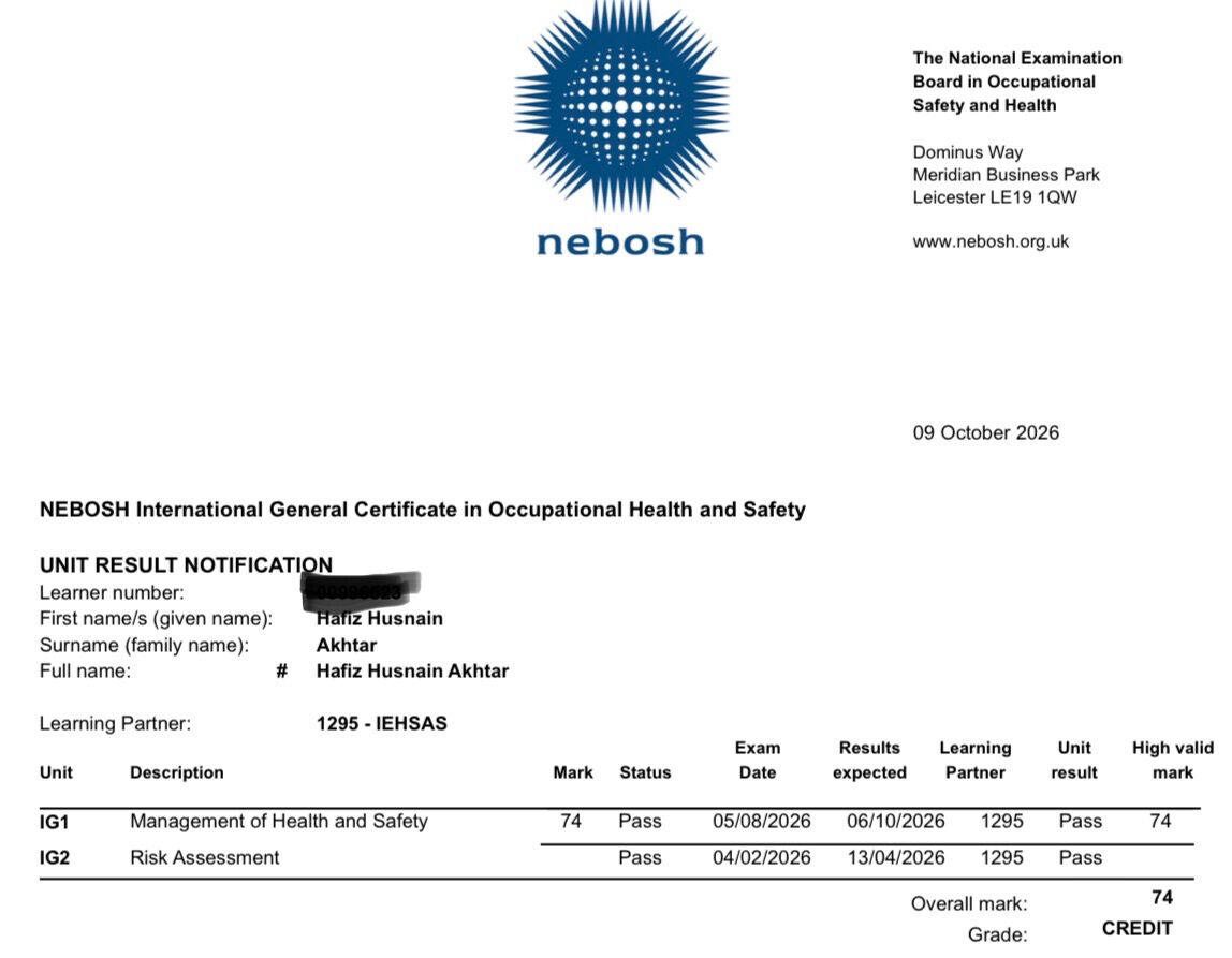 Dammam, Job Seekers, Safety Engineer / Safety Officer / NEBOSH / SCE  / 8 Years Experience/ Transferable Iqama