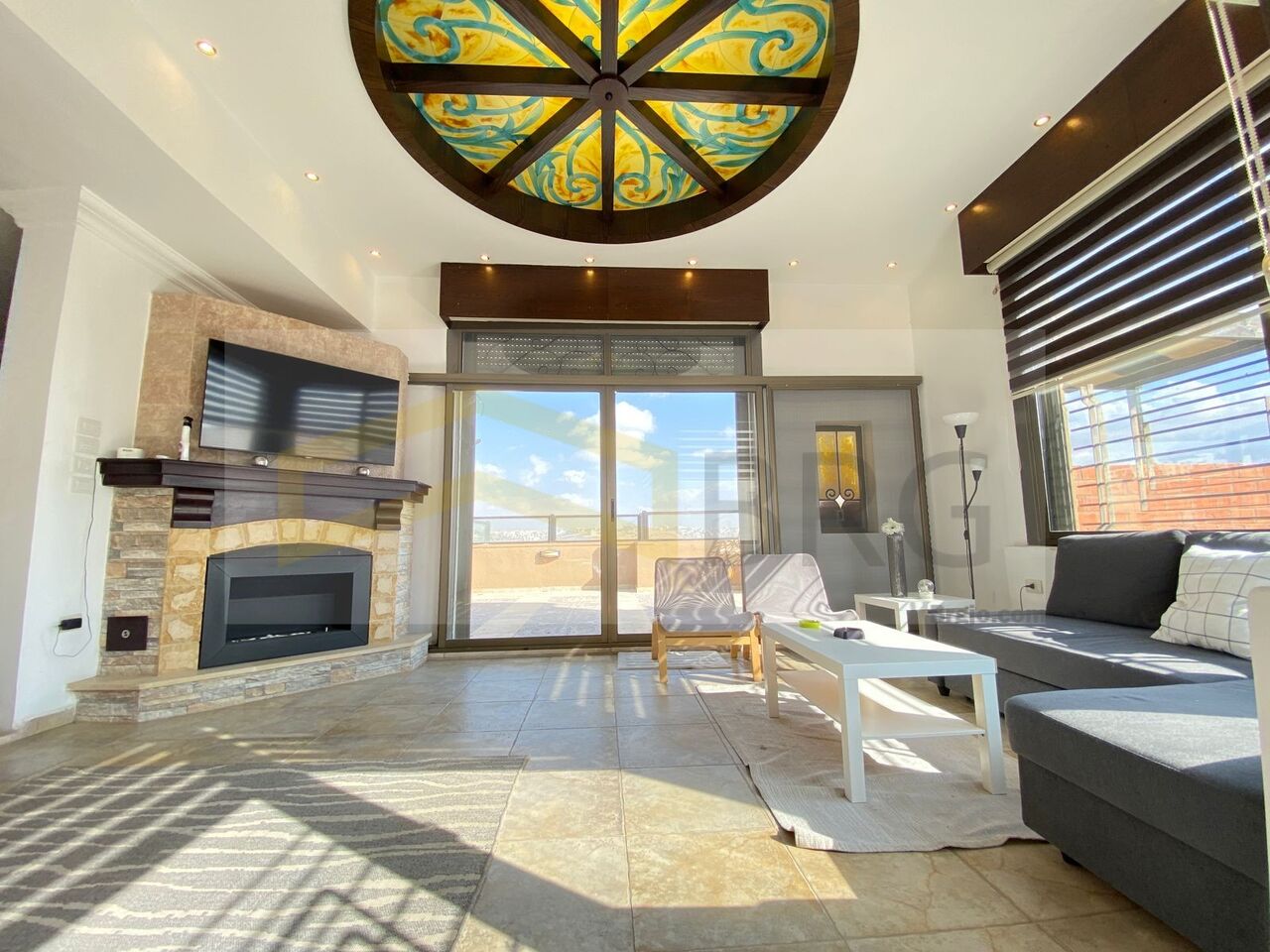 Amman, Apts/Flats Wanted, JOD 8000/year,  Furnished,  1 BR,  Deir Ghbar. Where Elevated Living Meets Breathtaking Views. ✨