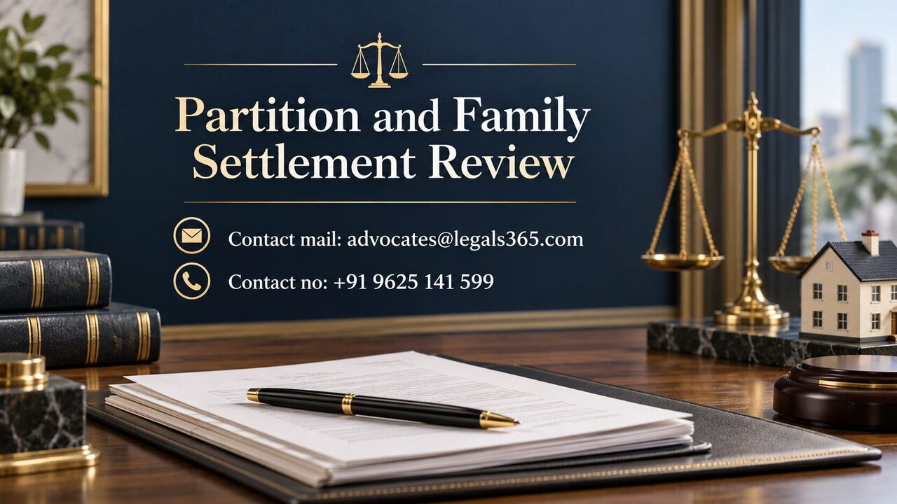Ghaziabad, Legal, Need A Partition And Family Settlement Review? Get Professional Legal Guidance Today