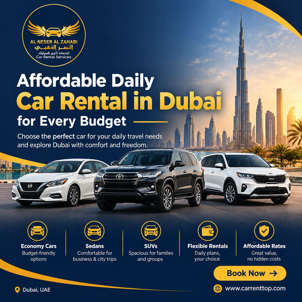 Dubai, Business, Affordable Daily Car Rental In Dubai For Every Budget