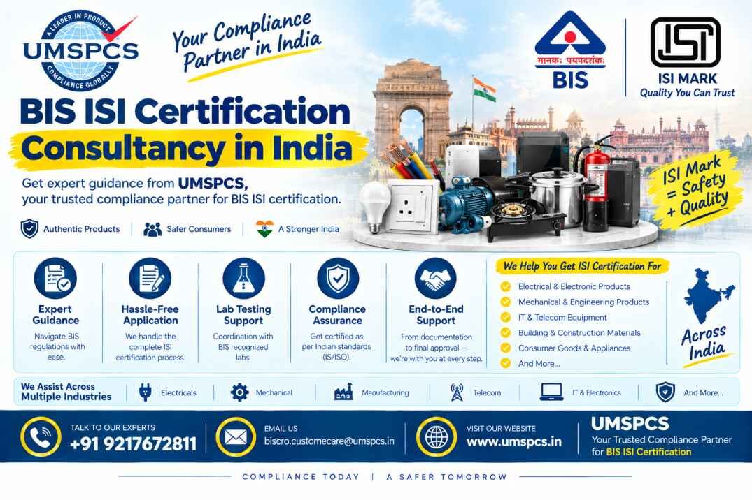 Mumbai, Legal, What Do You Know About UMSPCS, A BIS ISI Certification Consultancy In India?