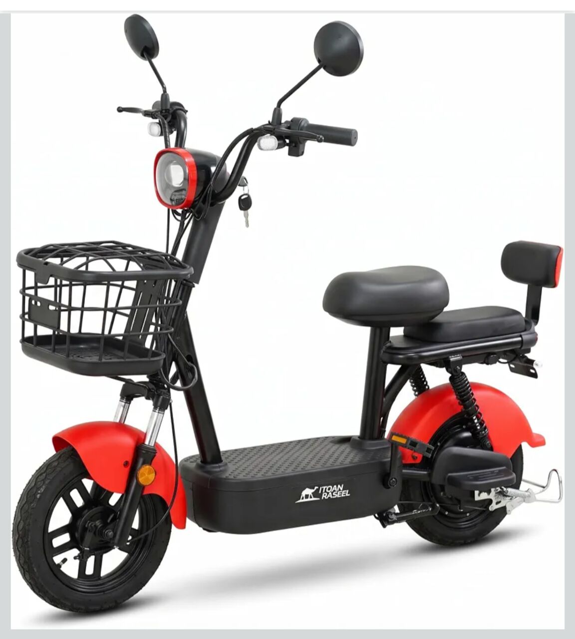 Al Malqa, Bicycles, SAR 1400,  Brand New ITQAN RASEEL E-Bike - O KM - Red - Riyadh