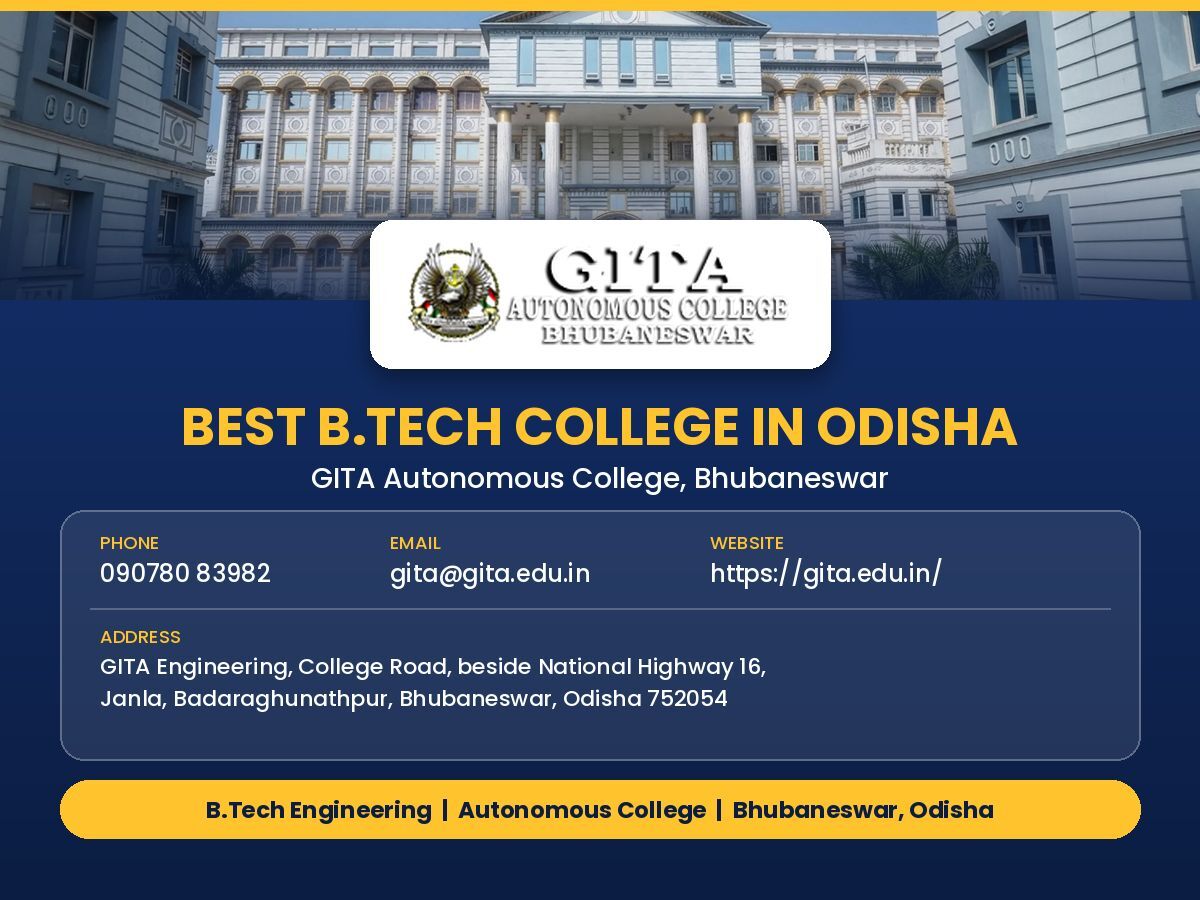 Bhubaneswar, Education, Best B Tech College In Odisha