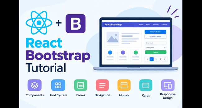 Noida, Computer, Learn React Bootstrap From Basics To Advanced