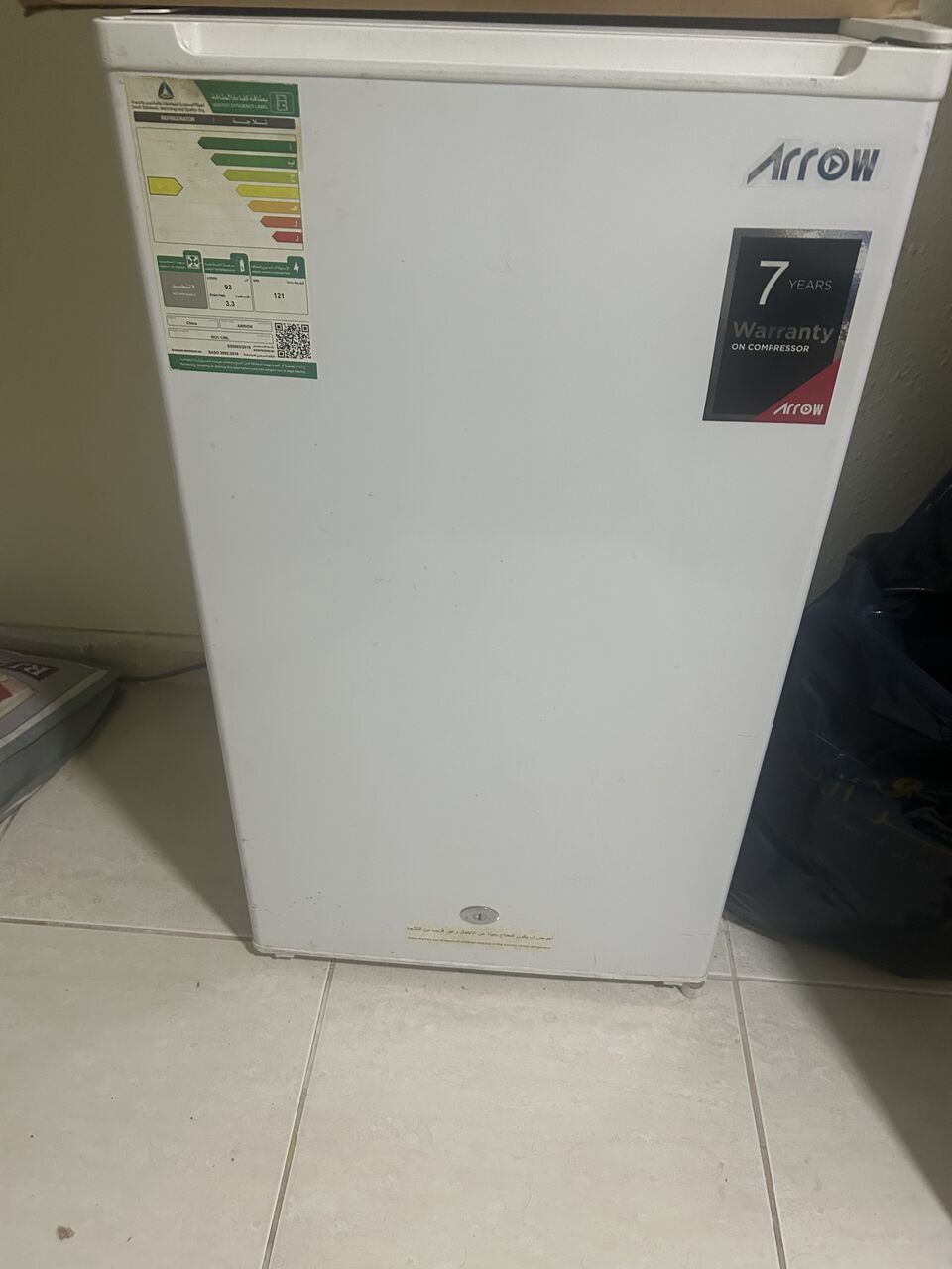 Khobar, Appliances, SAR 300,  Arrow Refrigerator 93L
