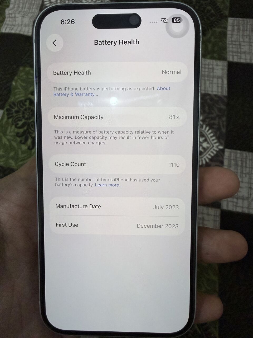 Dammam, Electronics, SAR 1750,  Iphone 15