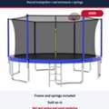 SAR 180,  Kids Trampoline With Safety Net - Sold As-Is