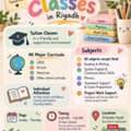 Tuition Classes Available In Al Rawdah , Riyadh