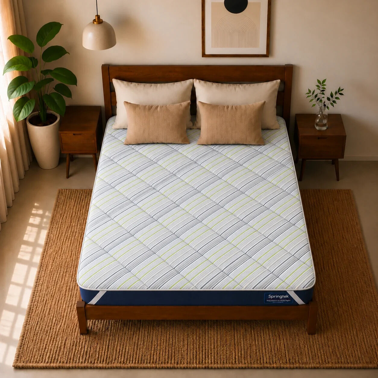 Lucknow, Furniture, INR 2681,  Springtek Mattress Topper For Enhanced Comfort And Better Sleep