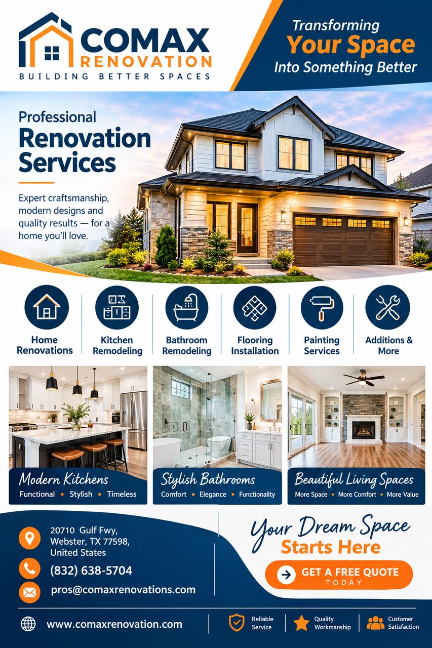 New York, Construction, Kitchen Remodeling Contractors Near Webster, TX