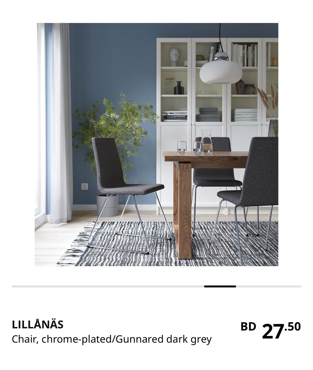 Manama, Furniture, BHD 15,  IKEA LILLÅNÄS Dining Chair - Brand New