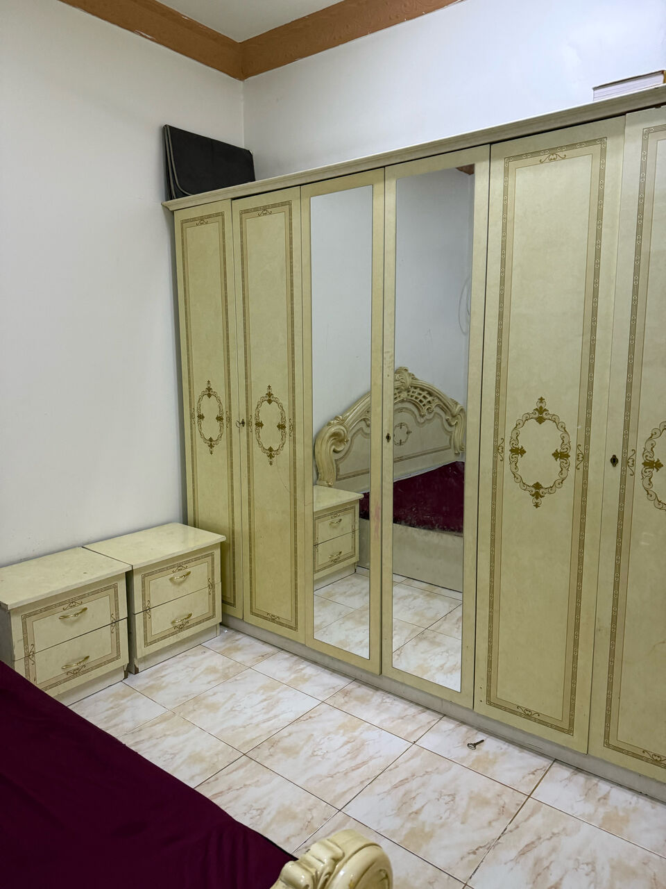 Hara, Furniture, SAR 1000,  Bed With 6door Wardrobe With Mattress
