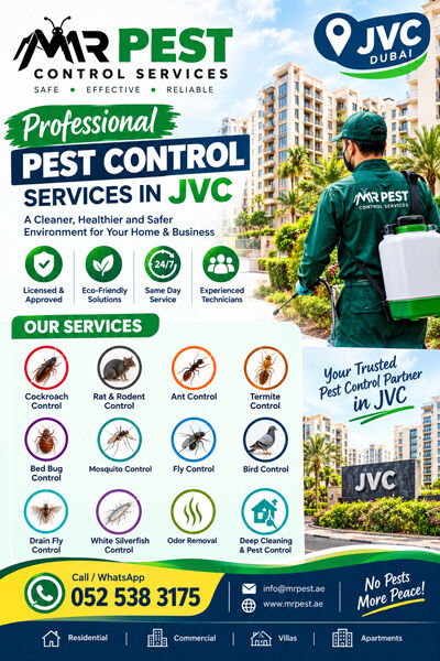 Jumeirah Village Circle, Pest Control, Low Cost Cockroach Infestation JVC