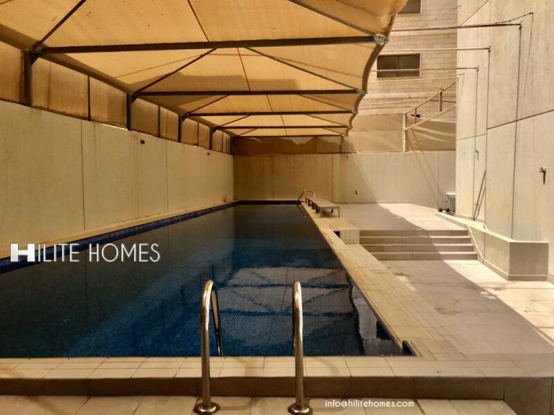 Fintas, Apartments, Flats, Houses & Villas, KWD 750/month,  2 BR,  Furnished Two Bedroom Sea View Apartment Located In Fintas