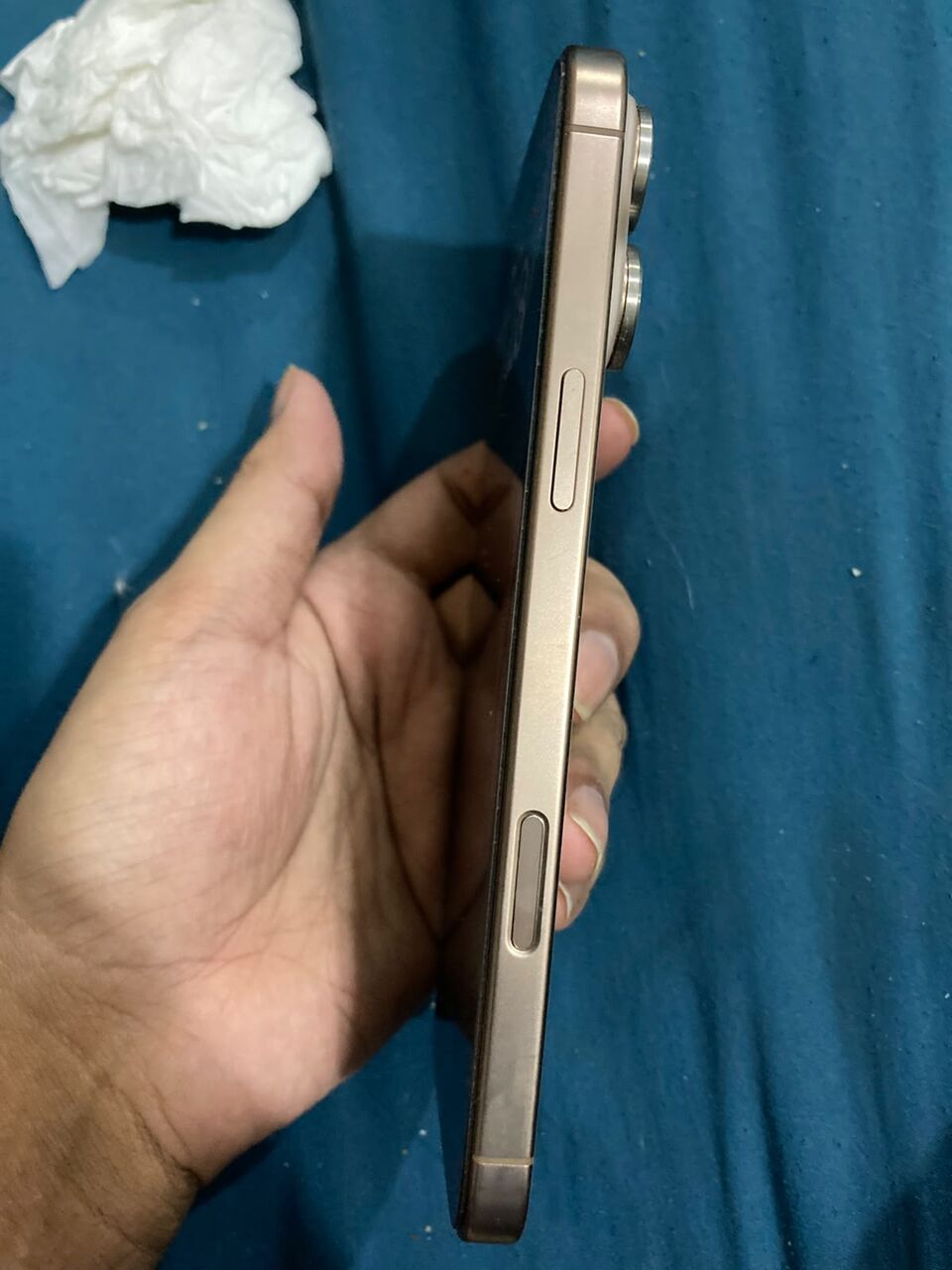 Riyadh, Electronics, SAR 3150,  Iphone 16pro Max Mint Condition 10/10 Battery 89percent Scratch Less Desert Color Esim Var