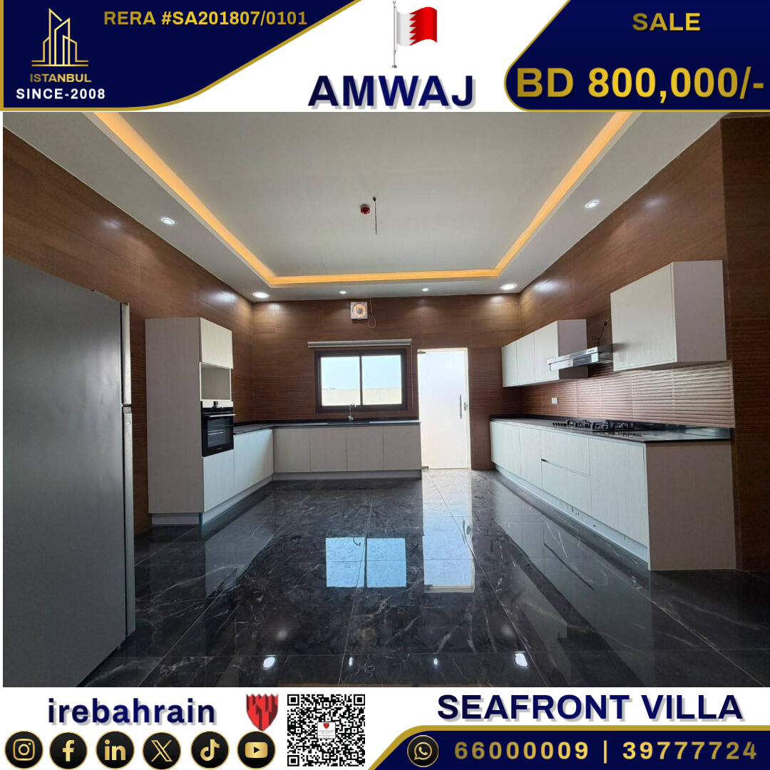 Amwaj Islands, Real Estate For Sale, BHD 800000,  6 BR,  Premium Villa With Direct Sea Access In Amwaj
