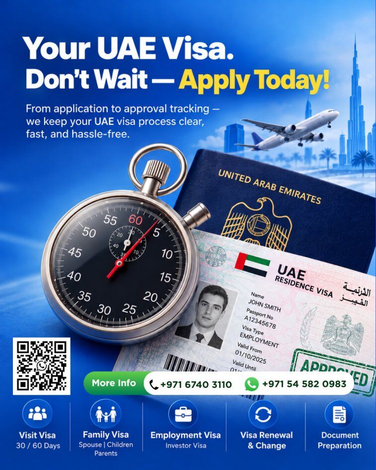 Ajman, Legal, Your UAE Visa. Don