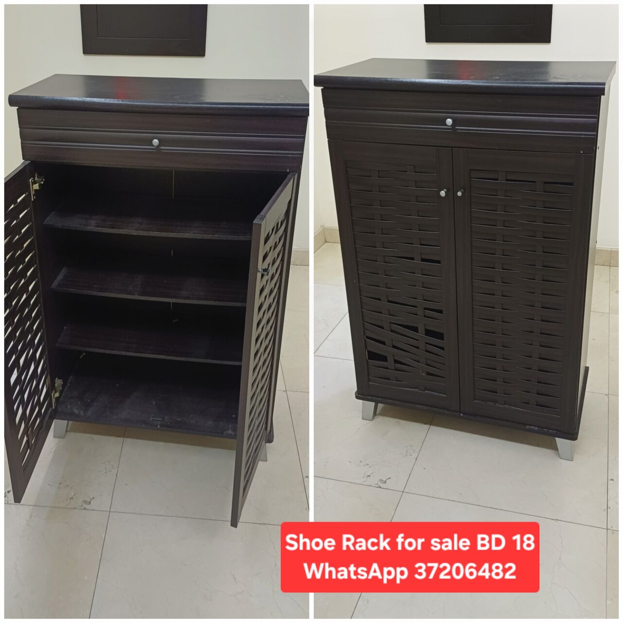 Manama, Furniture, BHD 18,  ✅️ Shoe Rack For Sale In Good Condition With Delivery