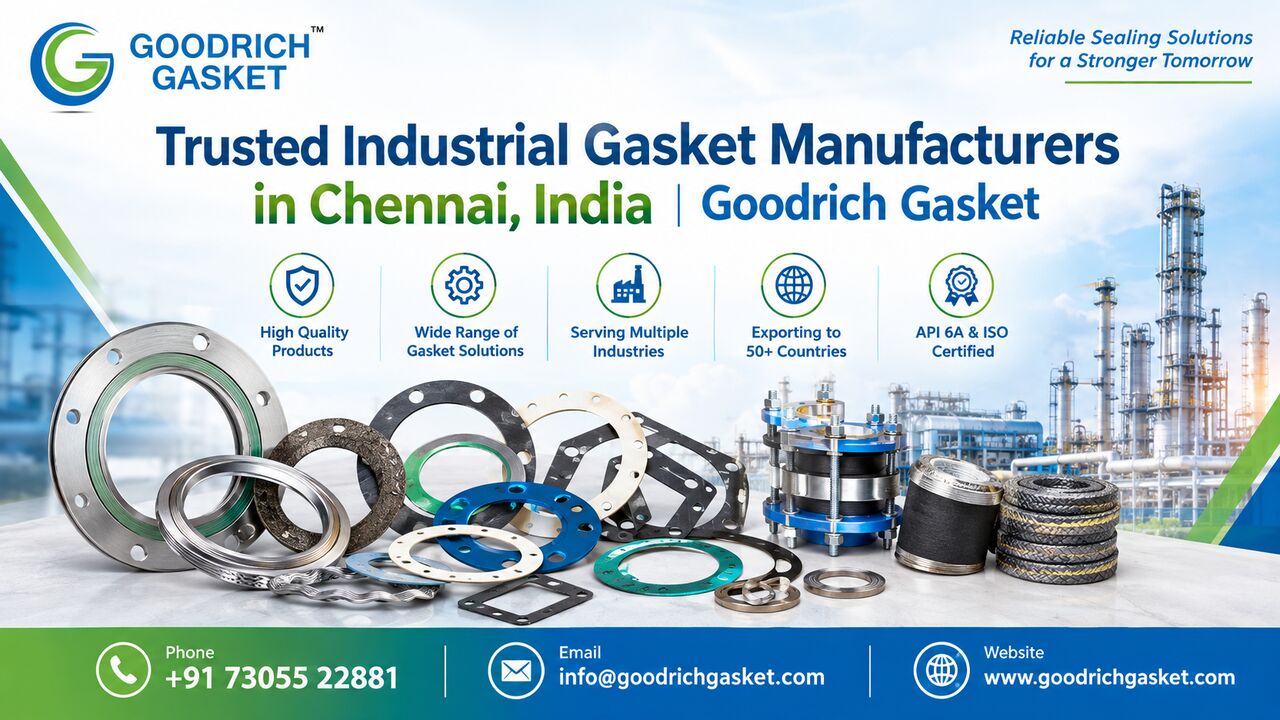 Chennai, Machinery, Trusted Industrial Gasket Manufacturers In Chennai, India | Goodrich Gasket
