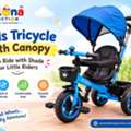 INR 2500, Kids Tricycle With Canopy – Fun Ride With Shade For Little Riders