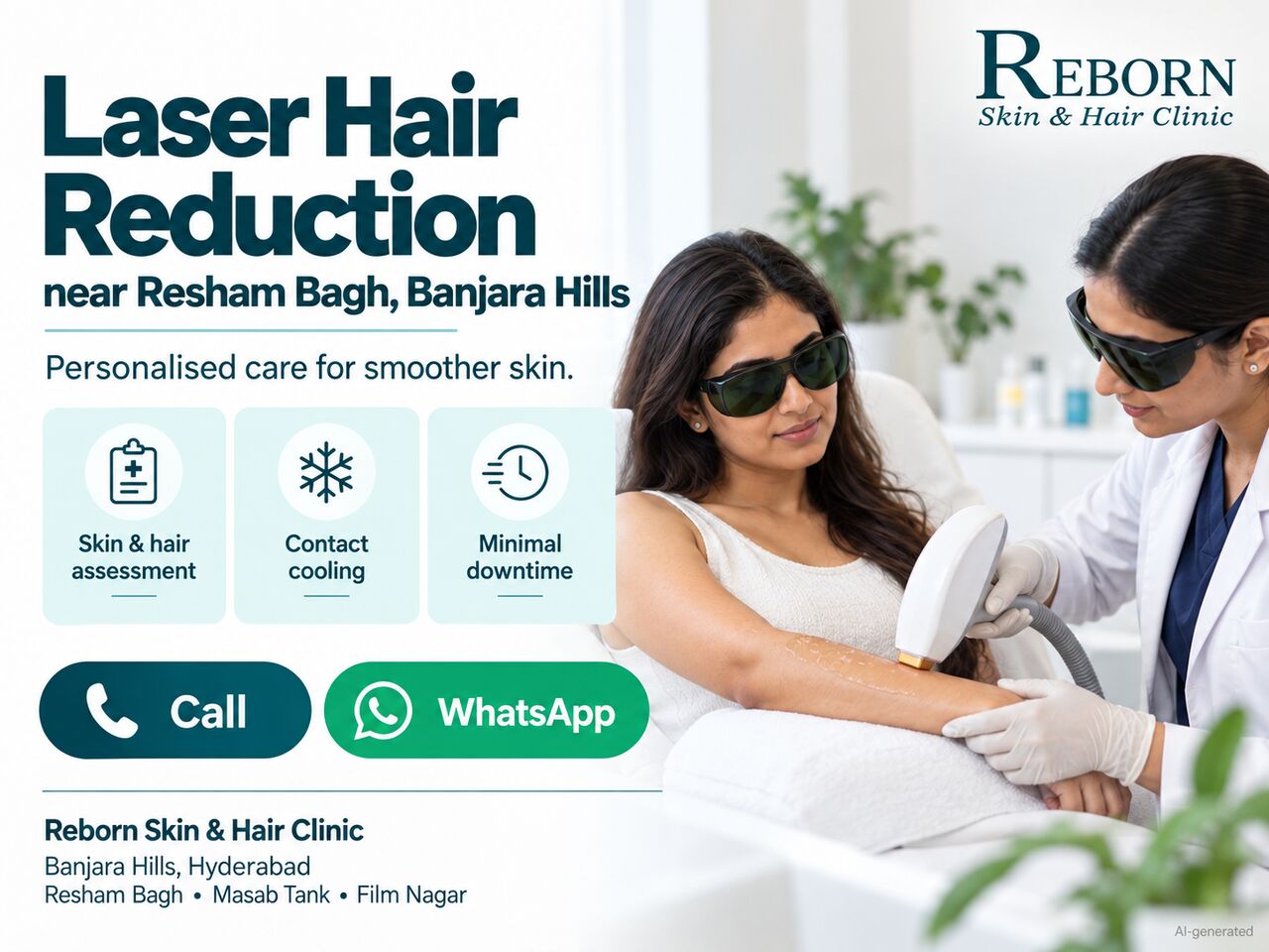 Hyderabad, Health & Beauty Items, INR 2999,  Your Skin, Your Hair, Your Treatment Plan&mdash;Skin Clinic Near Resham Bagh