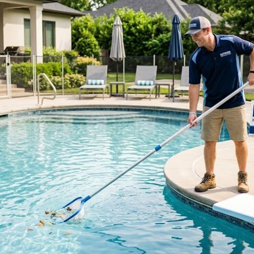 New York, Business, Pool Water Feature Installation Lewisville