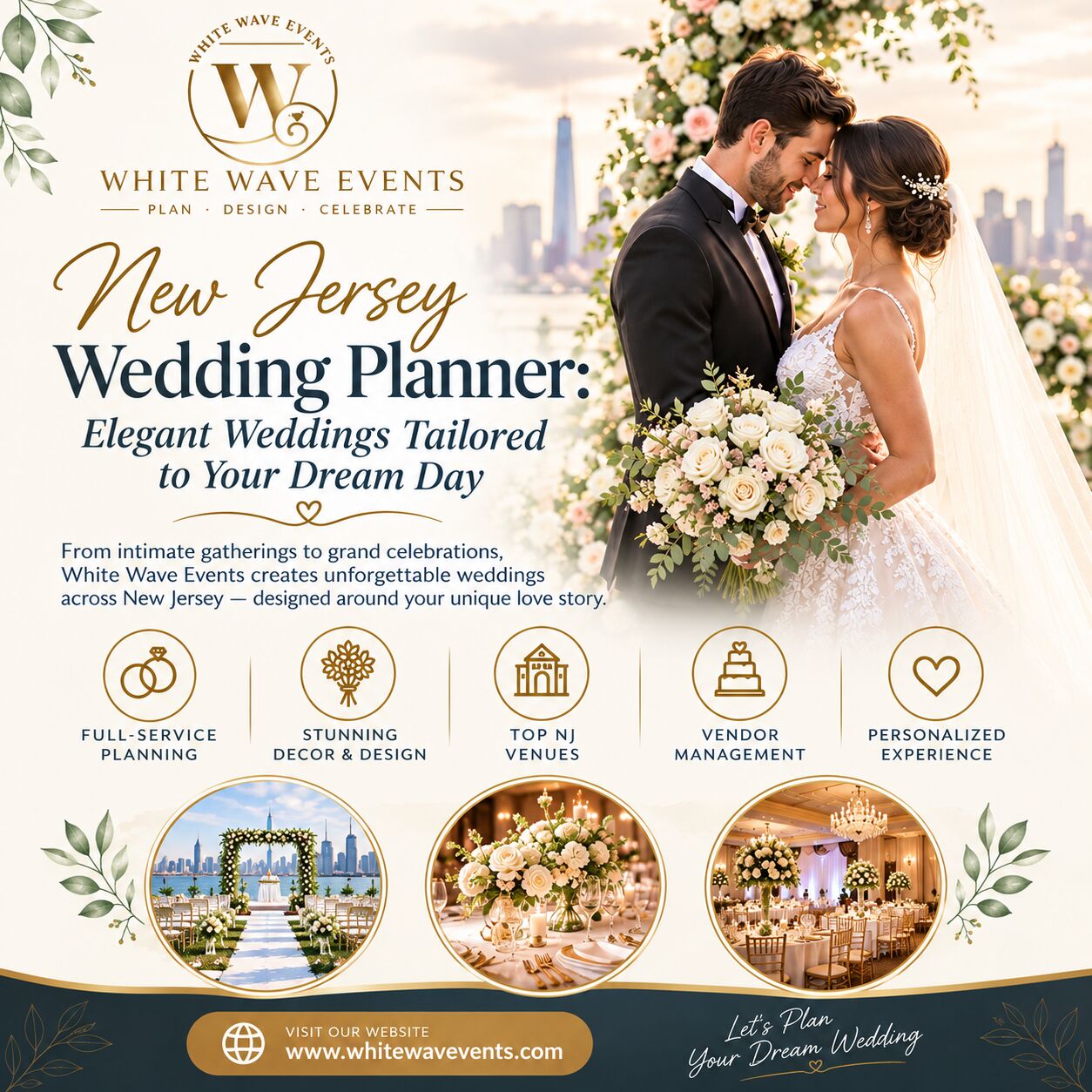 New York, Event Planning, New Jersey Wedding Planner: Elegant Weddings Tailored To Your Dream Day