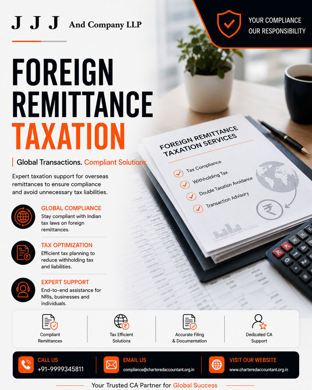 New Delhi, Accounting, Foreign Remittance Taxation Services In India | JJJ & Company LLP