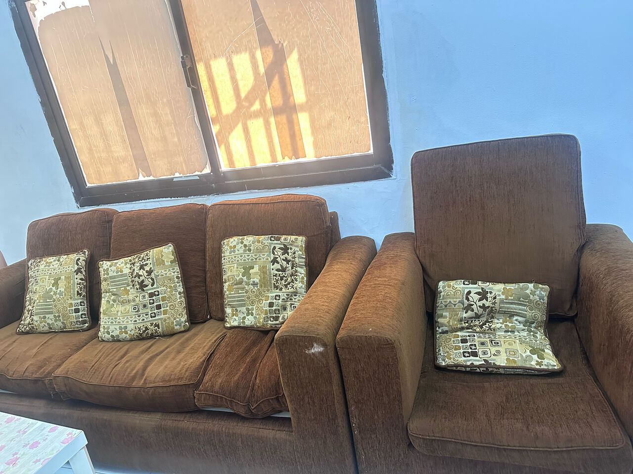 Al Adama, Furniture, SAR 750,  Used Sofa Set,Tv And Its Stand ,Table With 3 Chairs